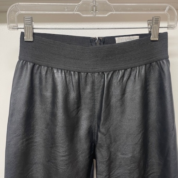 Stella McCartney Skin Free Skin Darcelle Faux Leather Leggings Pants - Picture 5 of 14